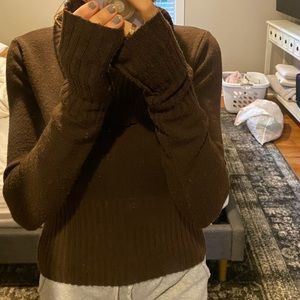 Turtleneck sweater. Casting Paris